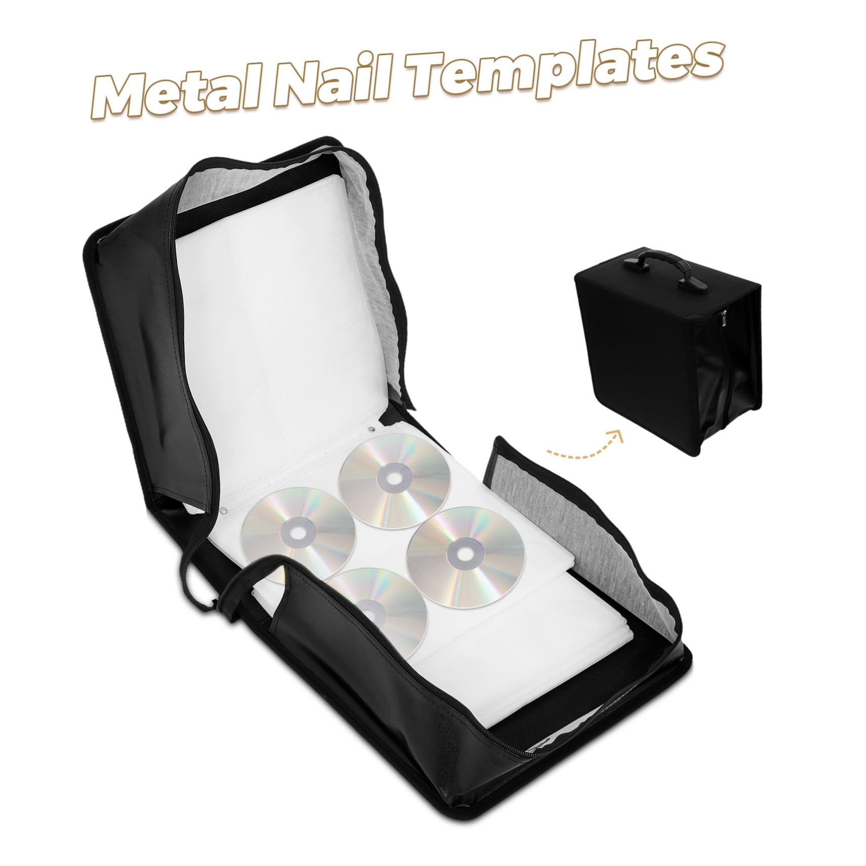 OUNONA Custodia per Dvd Raccoglitore per CD Custodia per Dvd Organizer per CD per Auto