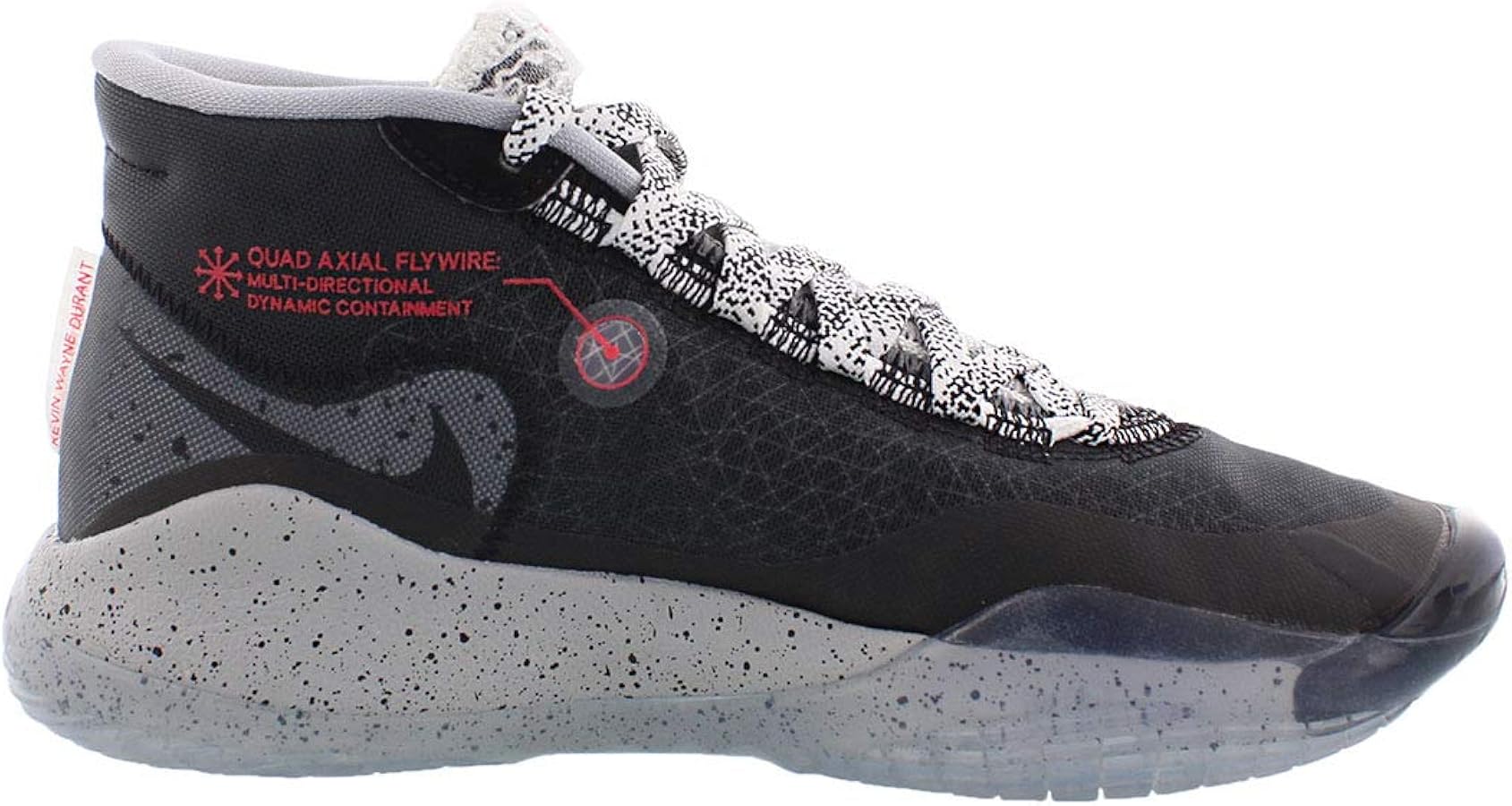 Amazon | Nike Zoom KD12 ブラック/ブラック-ホワイト US サイズ: 12