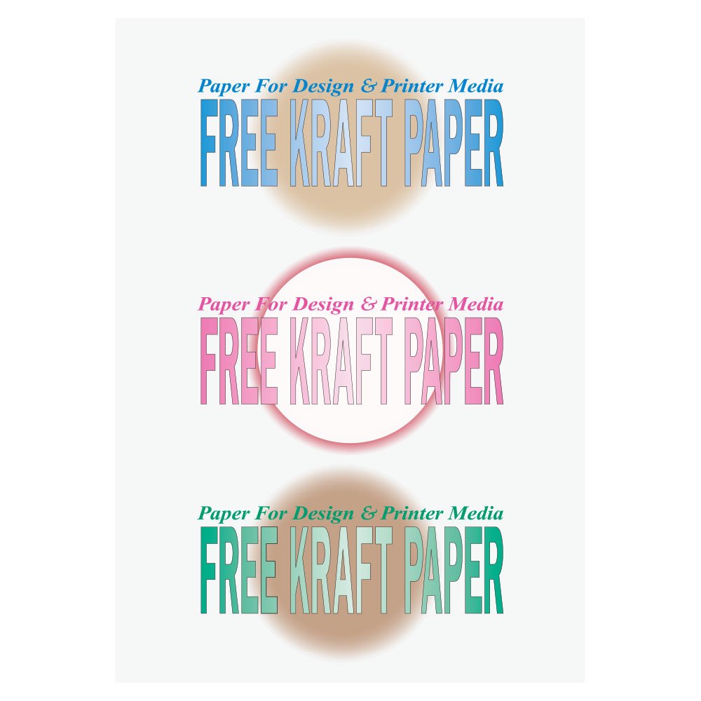 RONG Paper Industry Free Craft Paper Paper Paper Industry Extra Thick Mouth G/M2 A4 500 fogli, confezione da 50, lt brn