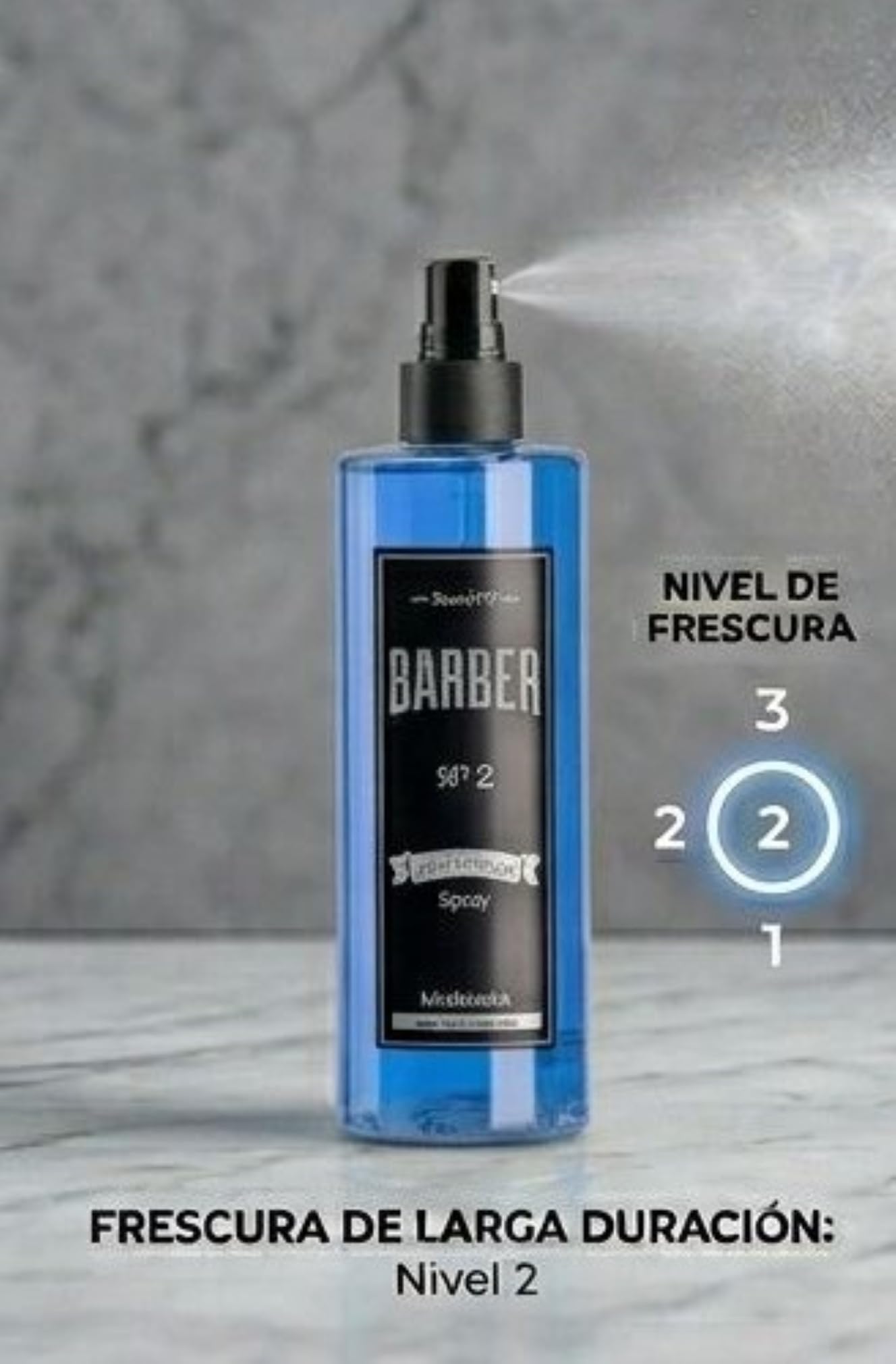 BARBER MARMARA Woda kolońska dla mężczyzn (1 x 400 ml) After Shave Men – woda zapachowa dla mężczyzn – odświeżająca i pielęgnująca – Barber Eau de Cologne (400 ml, nr 2)