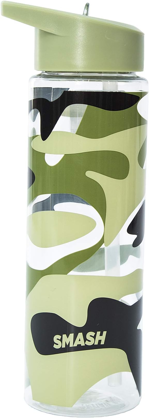 Smash Sipper Water Bottle with Straw 700ml, Camo