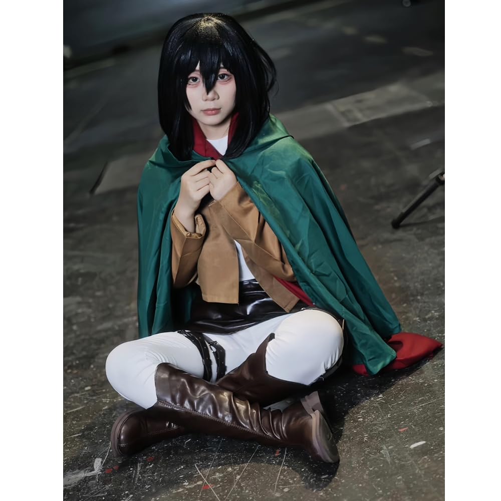 進撃の巨人☆ミカサ☆私服～幼少～最終回コーデ☆コスプレ衣裳 進撃の巨人☆ミカサ☆私服～幼少～最終回コーデ☆コスプレ衣裳