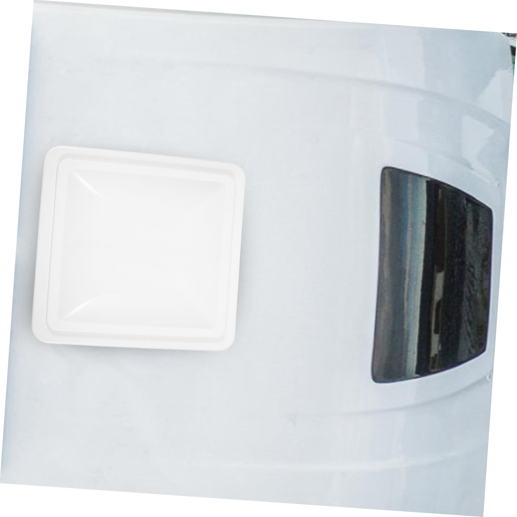 Cabilock Copertura Ventilazione Efficiente per Finestra Camper 14x14 Pollici e Plastica Bianca Installazione Semplice Tetto Veicoli Ricreazionali