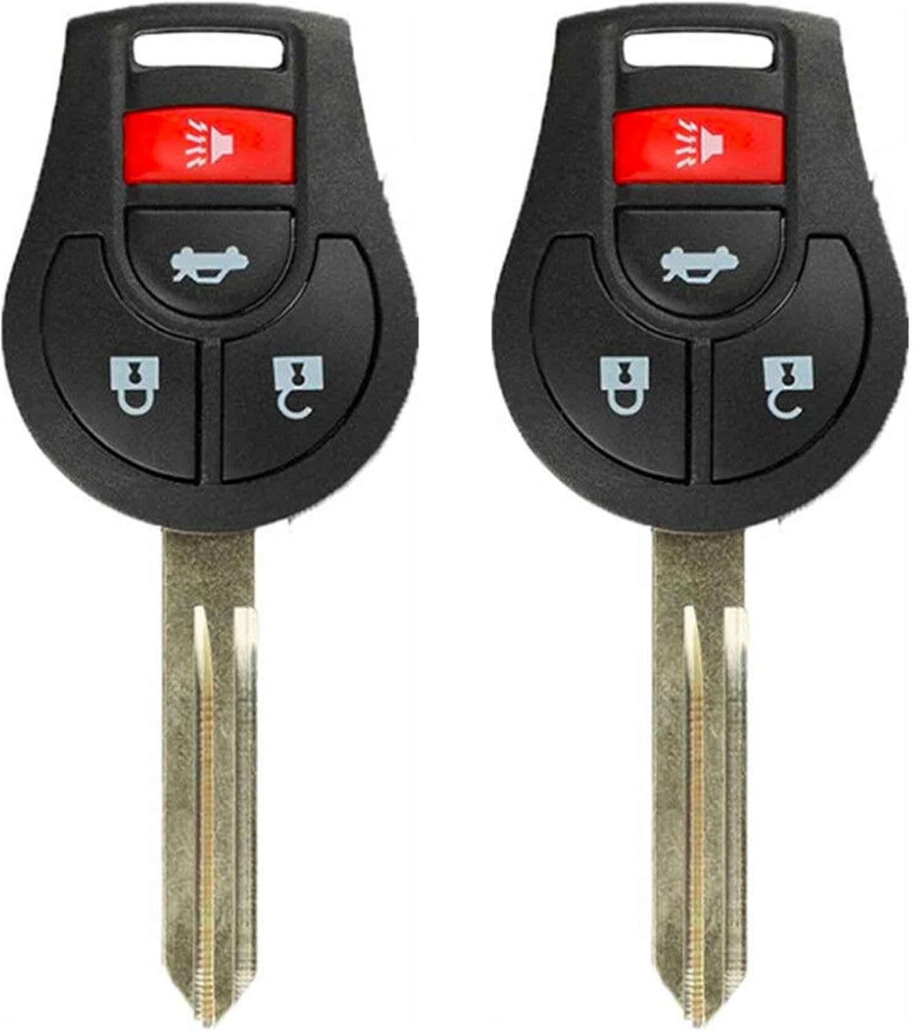 2X New Replacement Keyless Entry Remote Control Key Fob Compatible with & Fits for Nissan & Infiniti