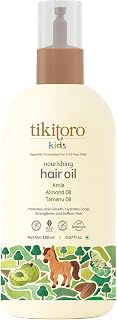 Tikitoro Kids Nourishing Hair Oil, 100% Vegan with Bringha, Amla, Olive, & Argan, Promotes & Conditions Hair Growth & Scal... Price In India