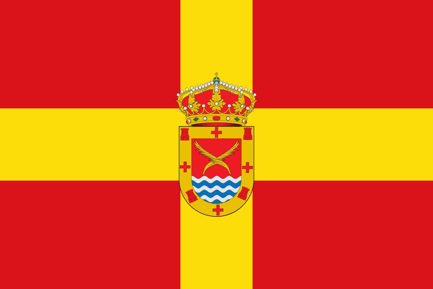 Drapeau Santos de la Humosa grand format résistant aux intempéries pour mât extérieur