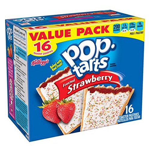 �C�`�S �g�[�X�^�[�y�X�g���[ 16ct/�o�����^�C���E�f�[/����/���蕨/Kellogg's Pop-Tarts Frosted Strawberry Toaster Pastries 16ct [���s�A���i]