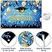 Congratulation Graduation Backdrop for Class of 2023 Blue, 70.86x43.31 Inch Congrats Grad Banner for College Graduation Party Decorations Blue Graduation Party Decorations