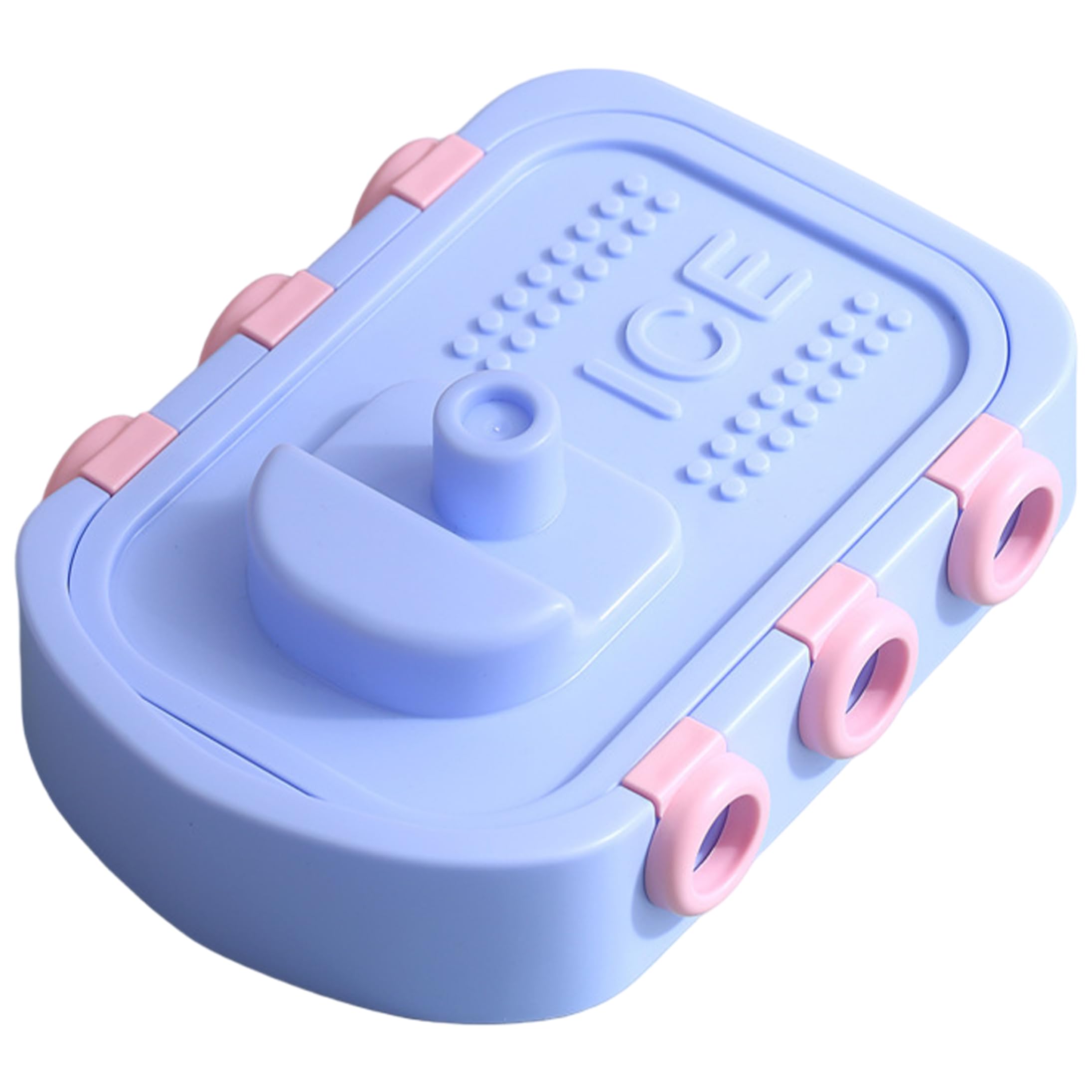Bonalake Toddler Popsicle Mold, Animal Popsicle Molds for Kids, Food-Grade Pp & Silicone Mini Molds, Blue Mini Animal