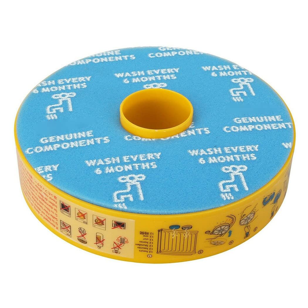 First4spares – Filtro Pre-motore Rotondo Per Aspirapolvere Dyson DC07 (Giallo/Blu) – Ricambio Compatibile Di Alta Qualità