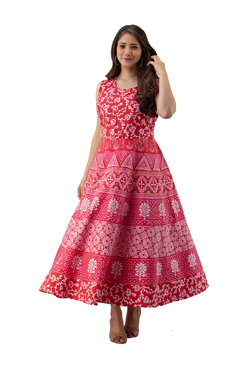 monique Brand Present Latest Trendy Traditional Long Cotton Designer Middi/Frock Dress for Women (MQ-MDI||People||PL16__Free Size__)-picture-45