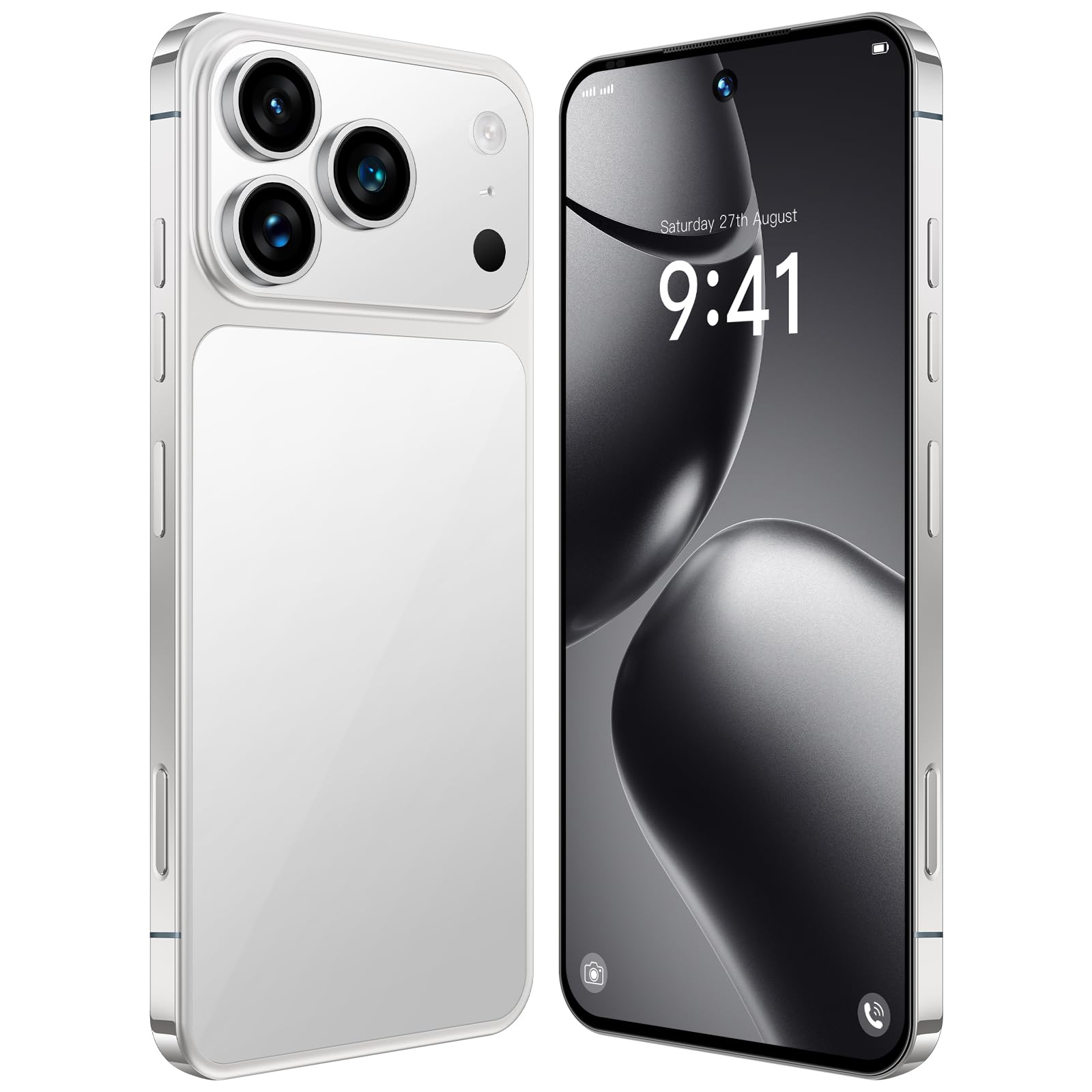 I17 Pro Max Telefono Cellulare 5G Sbloccato Android 15 Telefono 