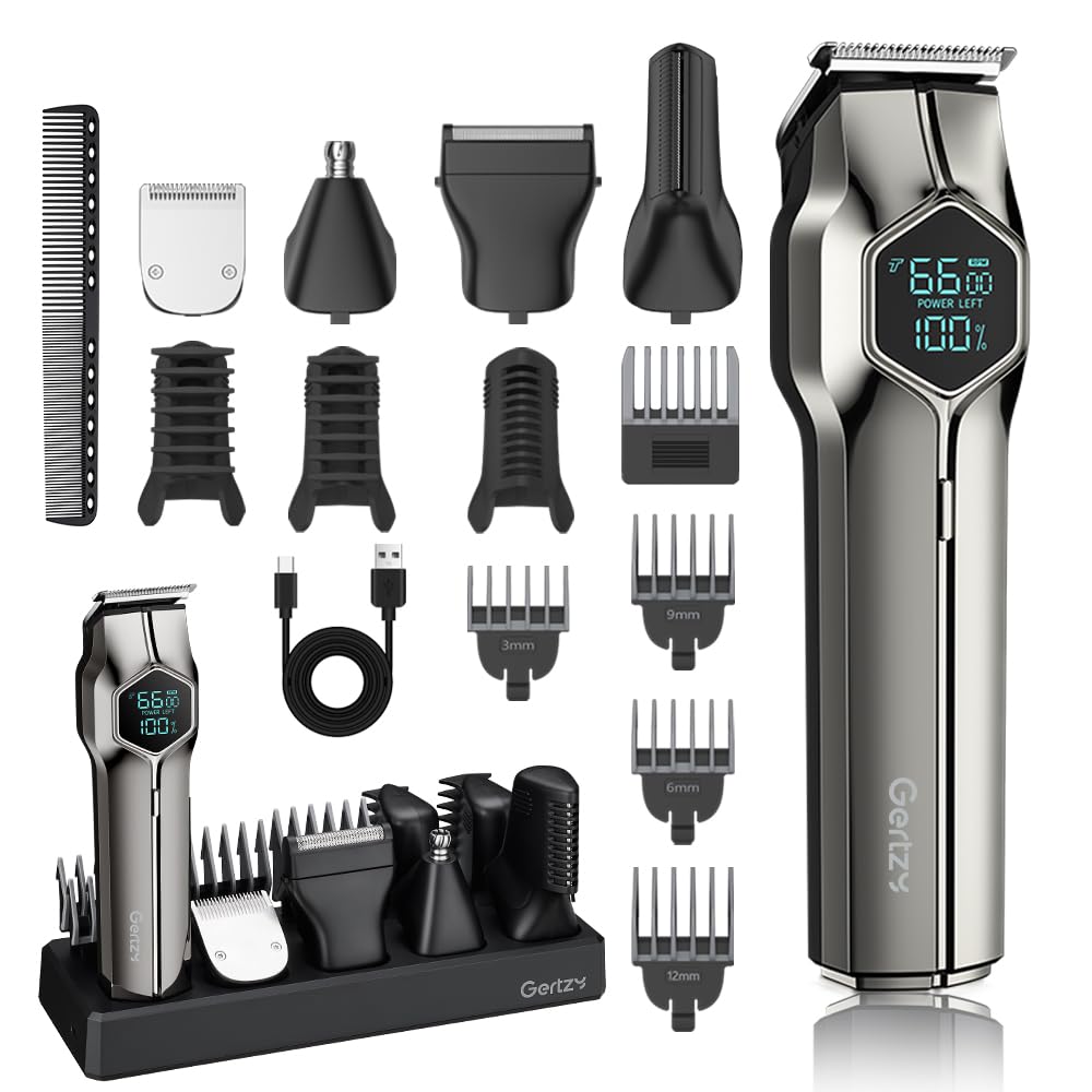 Amazon.com: GERTZY 5-in-1 Electric Beard Trimmer Magnetic