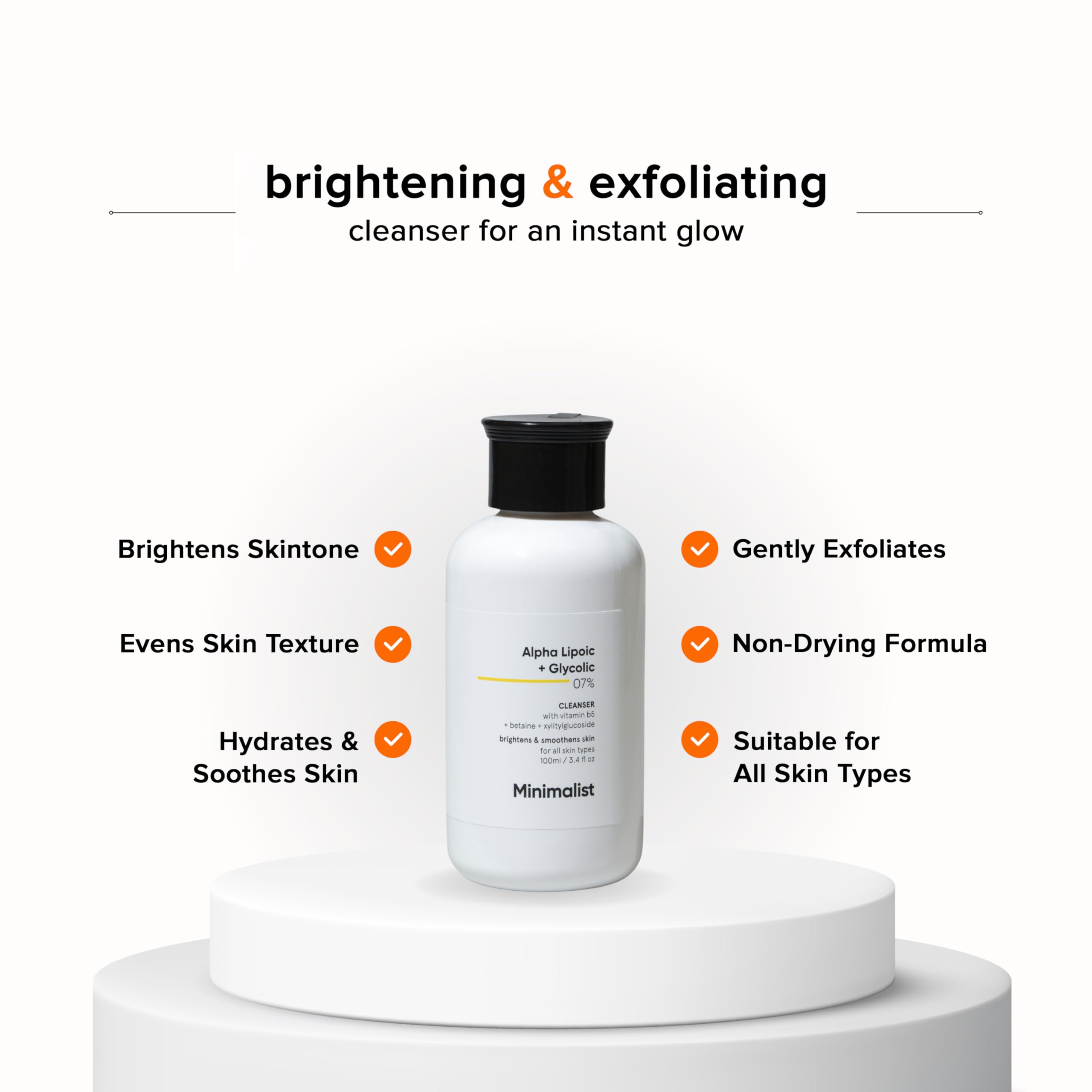 ALA Glycolic Face Wash - Brighten & Glow -2