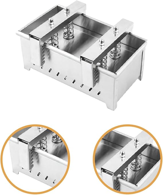 MERIGLARE Meat Press Tool, Cooked Meat Press Mold, Square Shape, Multi-Function Ham Maker, Commercial Use, 3kg