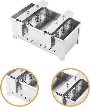MERIGLARE Meat Press Tool, Cooked Meat Press Mold, Square Shape, Multi-Function Ham Maker, Commercial Use, 3kg