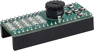 GPIO Expansion Board, Expansion Board Adapter Extension for Pi Pico, Pico Expansion Board with LED, Buttons, ADC, PCB, Micro Connectors Inserted Directly After Soldering