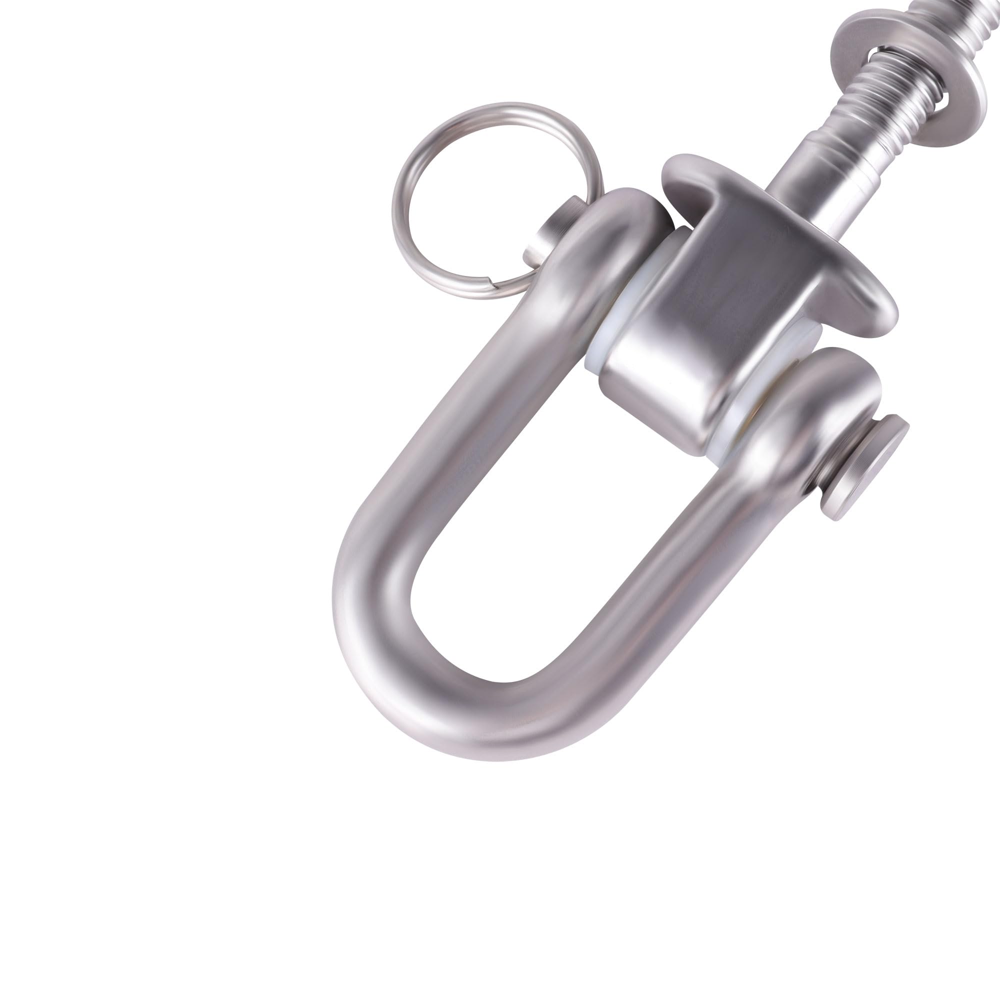 2 Stück Schaukelhaken Edelstahl - Schwerlast Deckenhaken Für Schaukeln & Hängesessel Bis 1500lbs