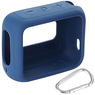 Zitel Silicone Case Compatible with JBL Go 4 Bluetooth Portable Speaker Protective Cover (Blue)