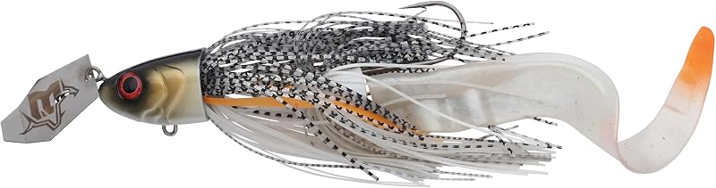 Abu Garcia Beast Bladed Jig Fishing Bait | Customisable Predator Fishing Lure | Waterpushing Blade & Internal Rattle | Quick Link System for Beast Softbaits | Pike & Predator Lure | Multiple Colours