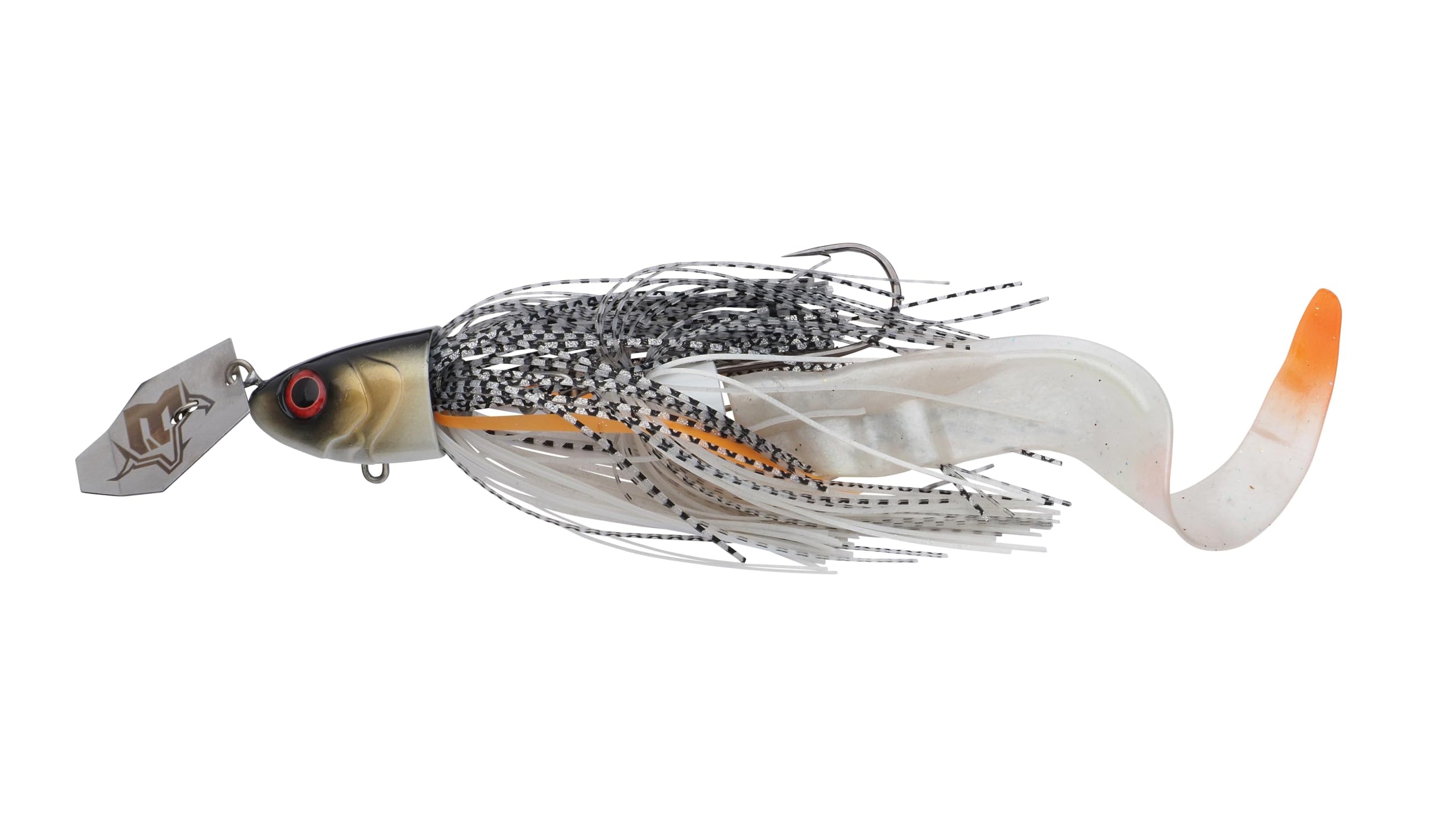 Abu Garcia Beast Bladed Jig Esca da pesca | Esca personalizzabile per la pesca dei predatori | Lama che spinge l'acqua e sonaglio interno | Esca per lucci e predatori | Opzioni multiple