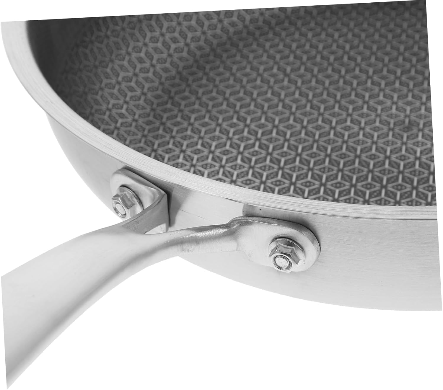 Cabilock Non-toxic Cooking Pot Honeycomb Nonstick Frying Pan Stove Top Easy to Clean Ergonomic Handle Gas Stove Wok