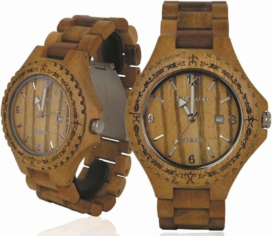 Hula Girl Handmade Hawaiian Wooden Watch (Kahala 1A)