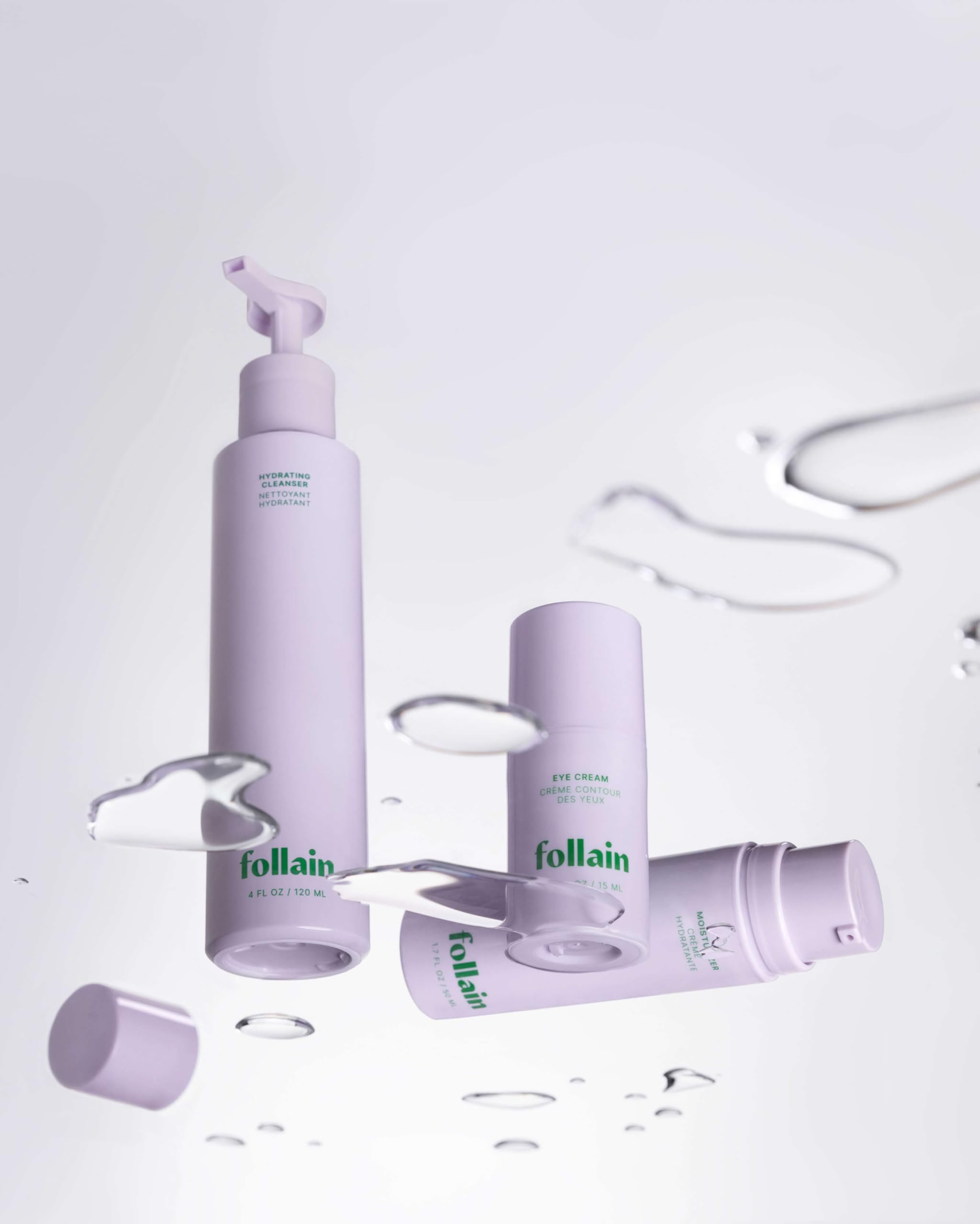 Follain Lightweight Daily Moisturizer for All Skin Types | Hyaluronic Acid, Peptides, Retinol-Alternative Bakuchiol - Deeply Hydrates + Visibly Plumps Skin - Clean Beauty, Vegan & Cruelty-Free