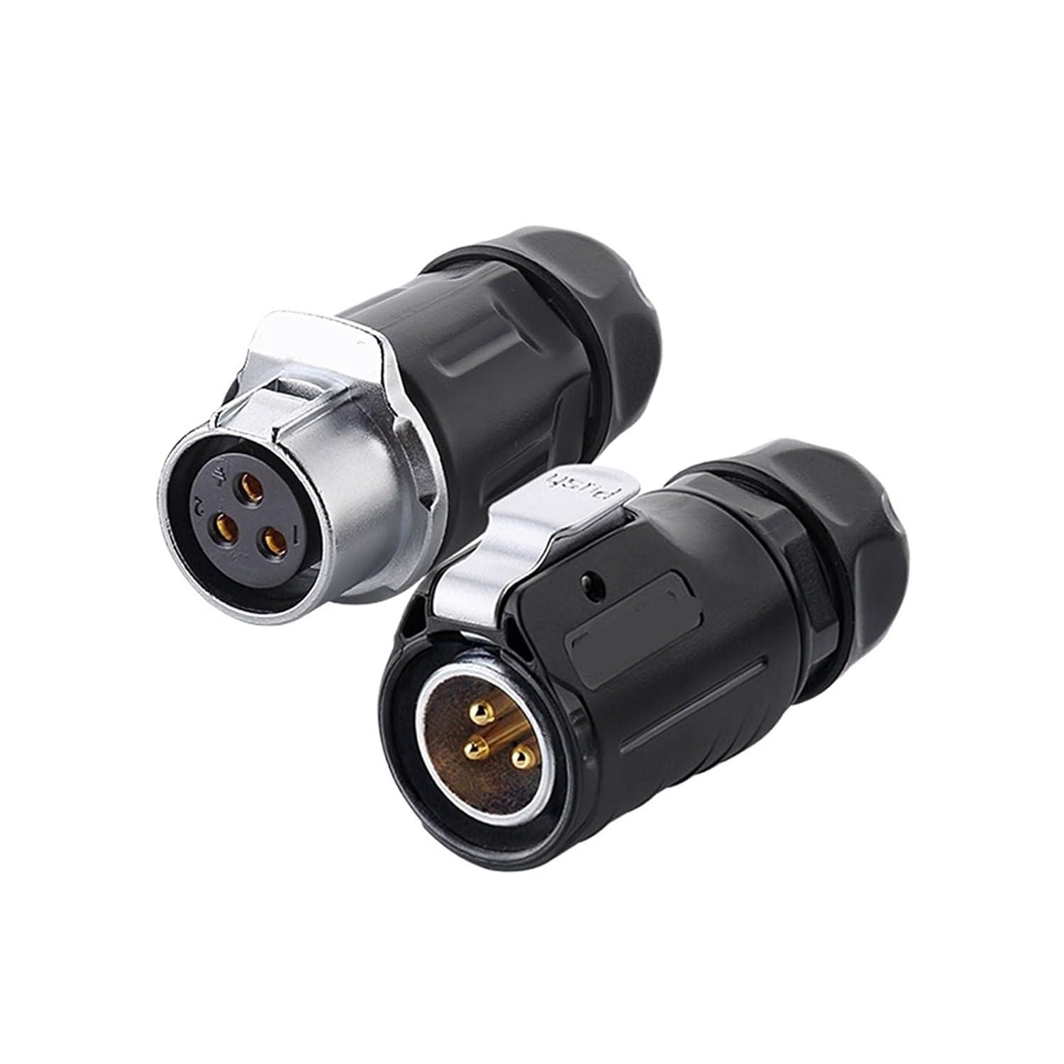 LP20 IP68 Waterproof Electrical Connector Solder Cable Multi Pin High Current Quick Connect for Industrial & Automotive(5 Pin Female Set)