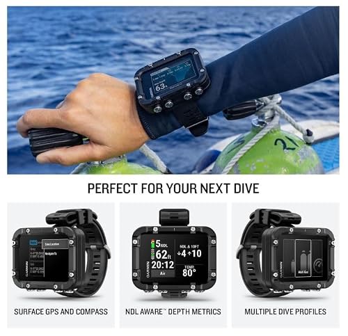 Garmin Descent X30, Rugged Dive Computer, Surface GPS, Button Controls, Vibrant 2.4-inch Color Display, Up to 30 Hours of Battery Life with Wearable4U PowerBank Bundle - Thumbnail 5