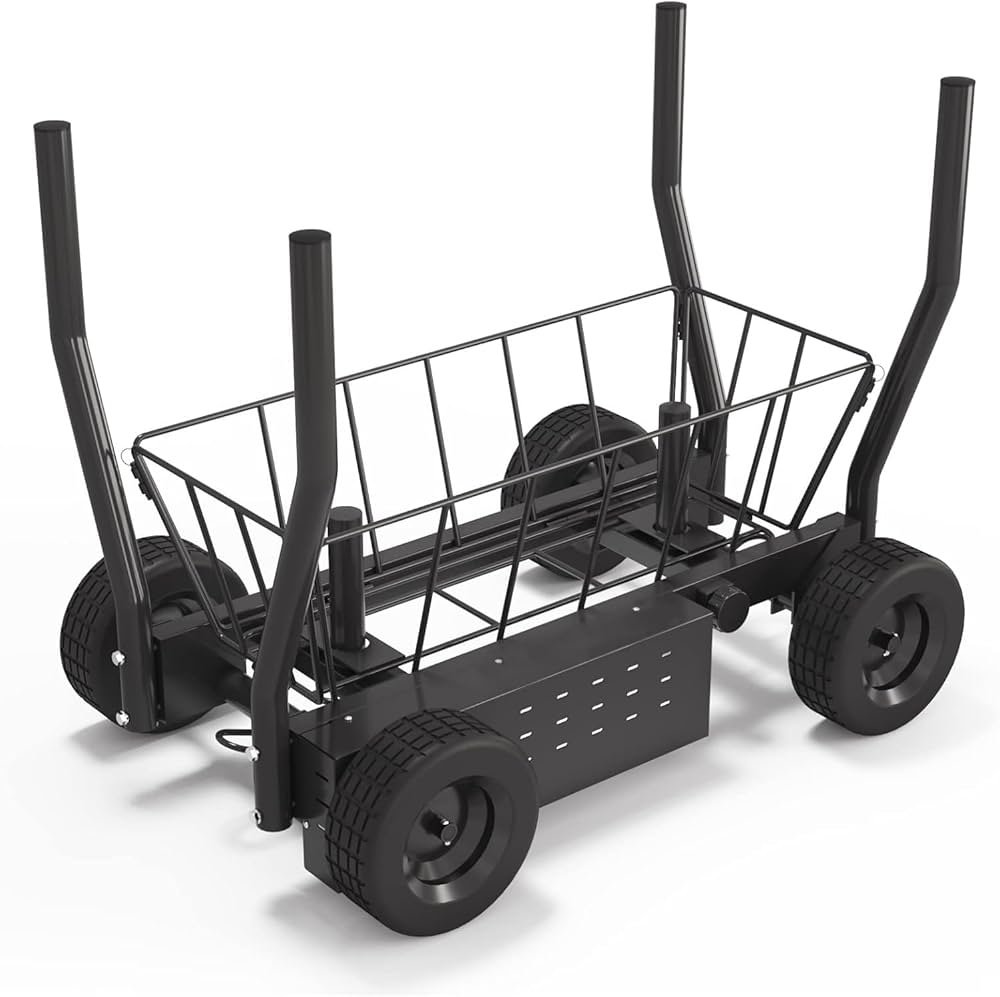 GMWD Push Sled, Weight Training Sled with 8 Adjustable Levels of Magnetic Resistance, Workout Fitness Sled for Home Gym, Speeding Training Sled with Weight Basket and 2 Weight Loading Posts