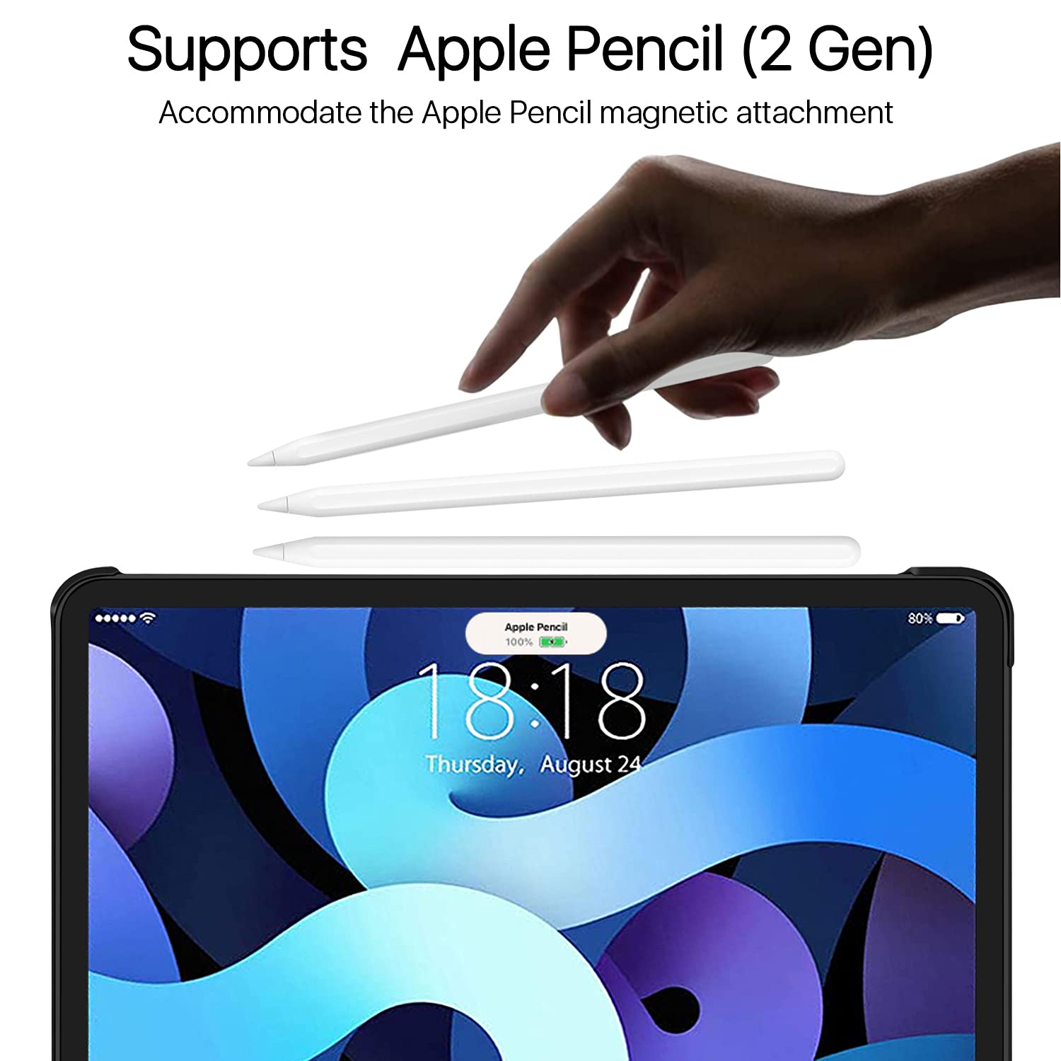 Amazon.com: TNP Cover Case for iPad Air 11 Inch M2 6th 2024, 5th