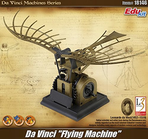 Machine volante DaVinci envergure 22,9 cm maquette snap sans colle facile à monter