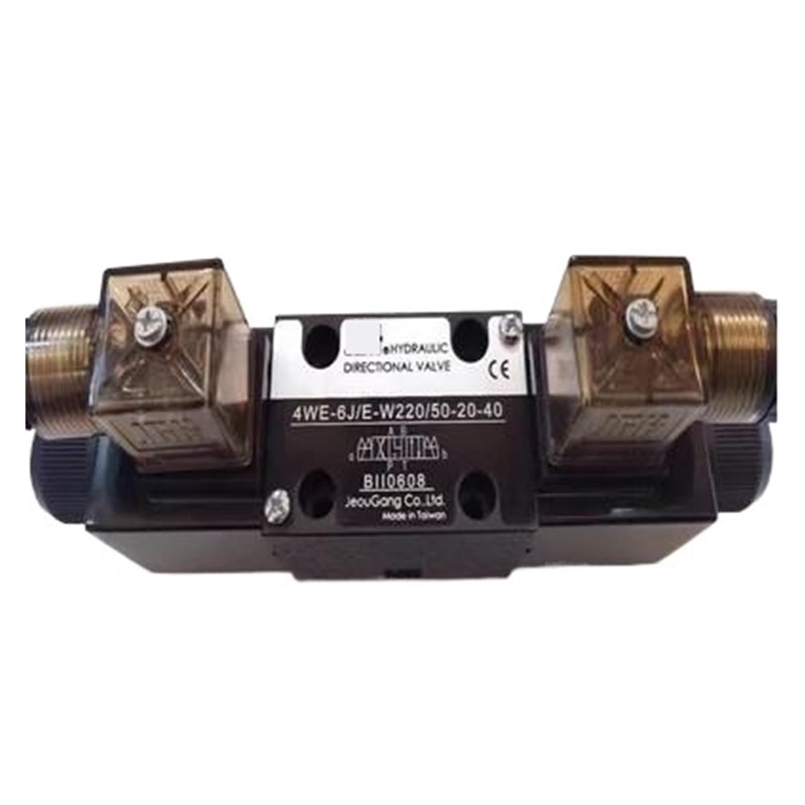 Vanne directionnelle hydraulique 4WE-6 contre les fuites internes et pertes de pression de fluide