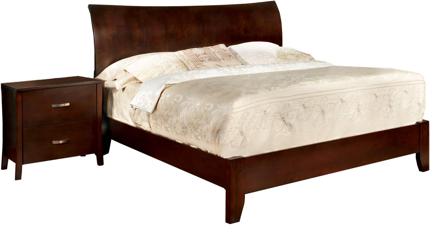 Furniture of America Bex 2Piece Platform Bed Set, Queen