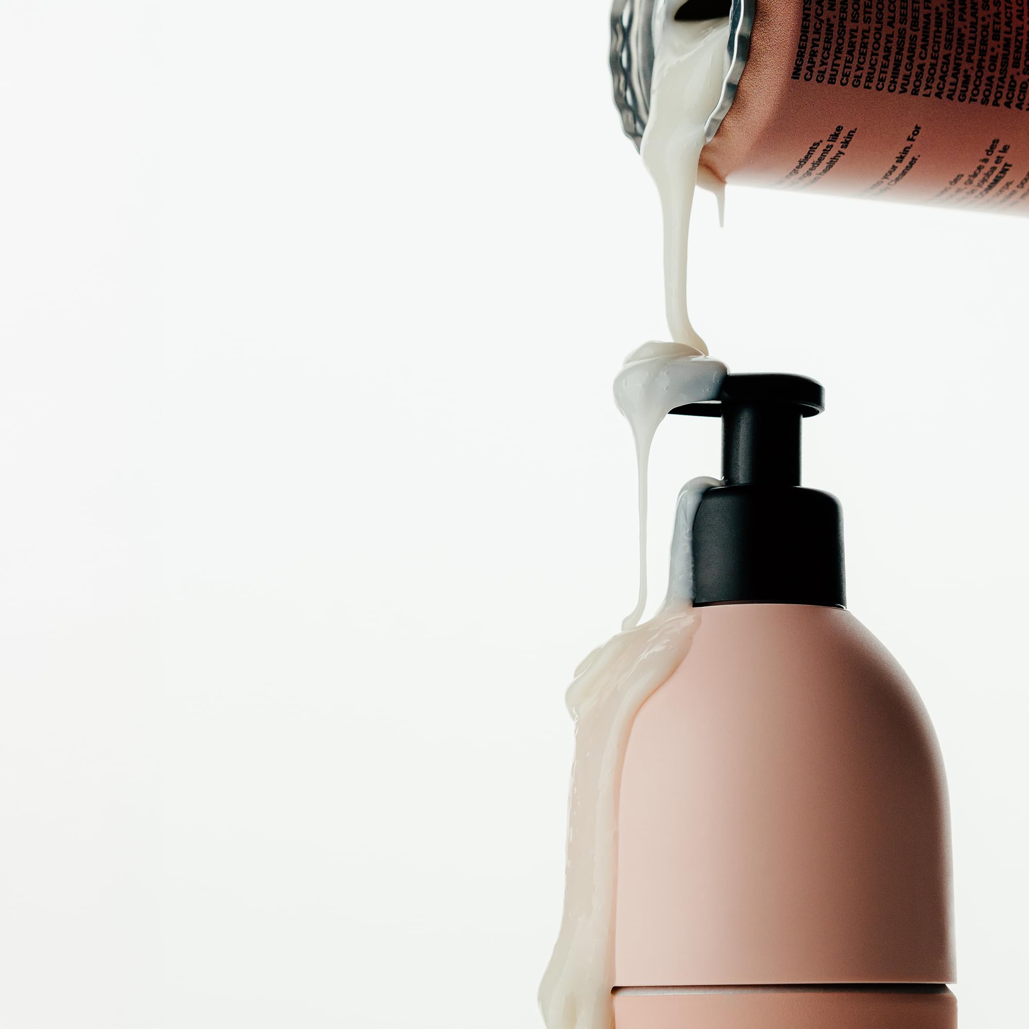 Crema Hidratante Corporal Natural 330ML + Dispensador Reutilizable | Vegana con Niacinamida, Jojoba y Karité | Sin Tóxicos | Loción Corporal Piel Seca y Sensible | Refill Sostenible Nuniq
