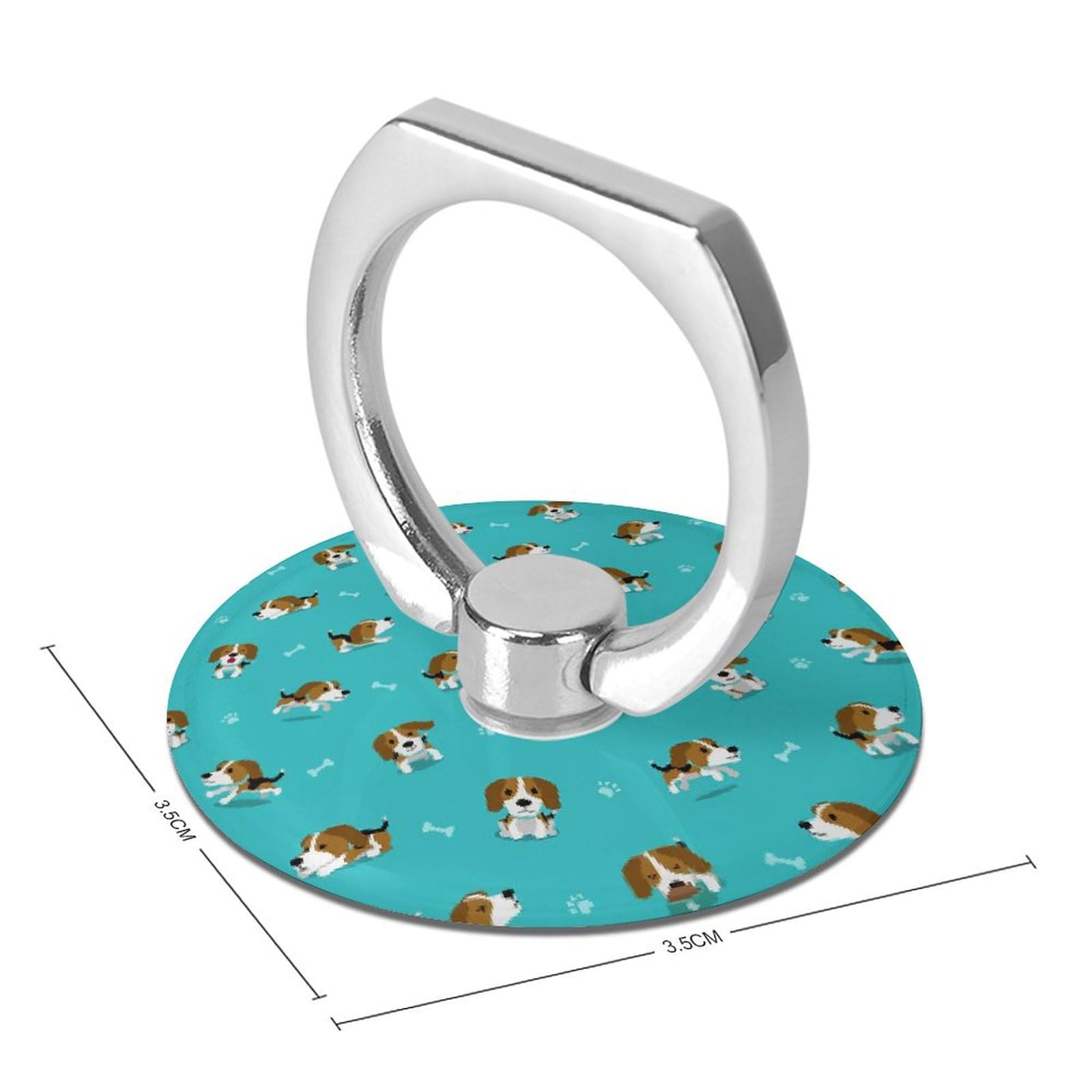 Amazon | スマホリング 可愛い おもしろ 犬柄 ドッグボーン スマホ 