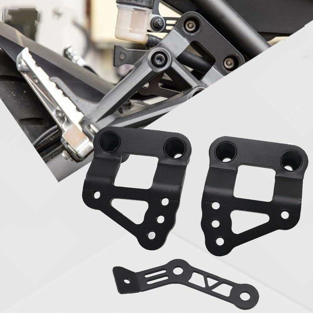 Zestaw łączników obniżających Do YAMAHA XSR900 2016-2021 zestaw do opuszczania podnóżków Łącznik obniżający | Akcesoria motocyklowe Podnóżki pasażera Zestaw wsporników Zestaw do opuszczania podnóżków