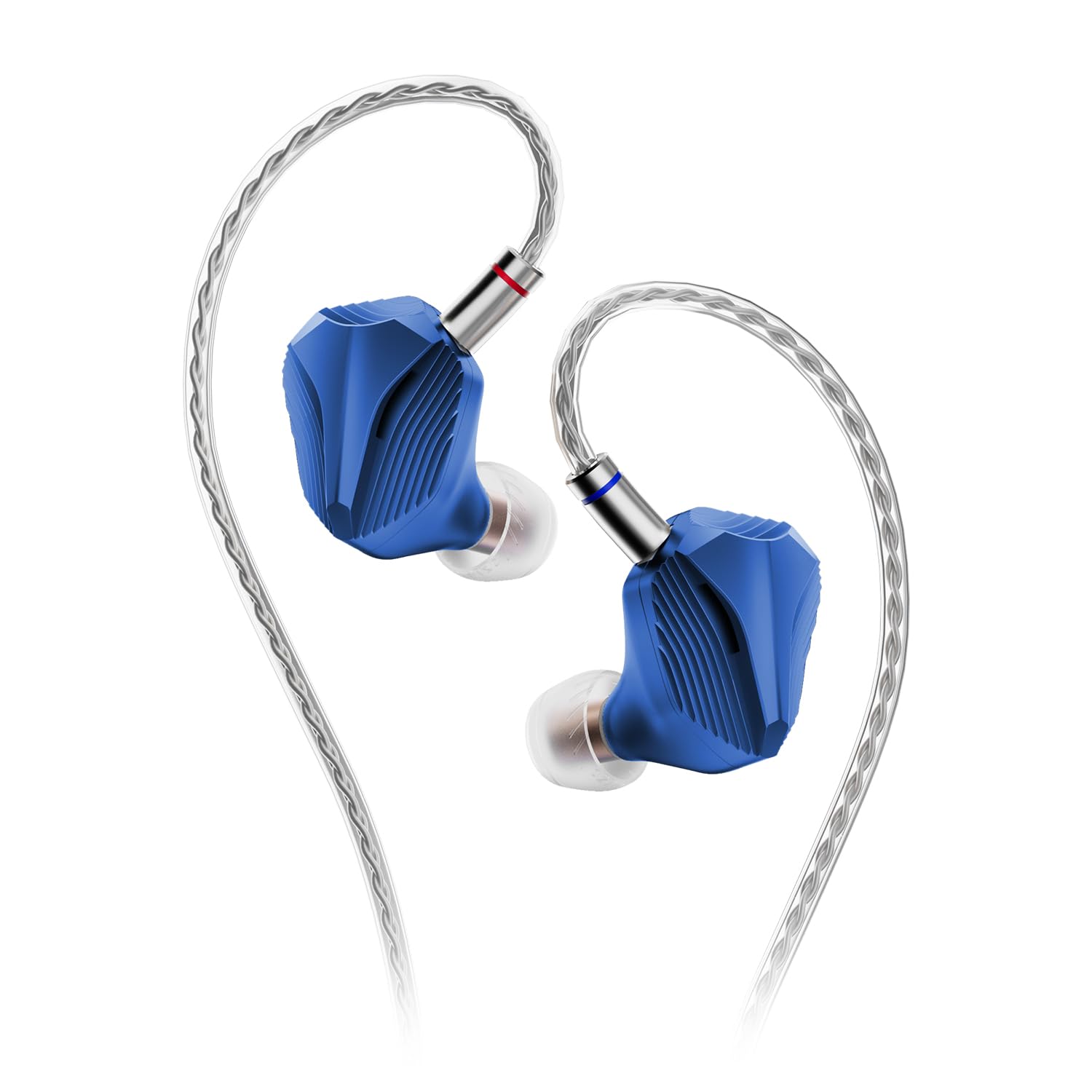 HIDIZS MP145 Pro In-Ear-Monitore Kopfhörer Kabel, WDC Coengineered, 14,5mm IEMs, Optimiertes Design, Verbessertes 4-adriges 6N Kabel, Exklusive Ohrstöpsel mit Sea Anemone und Lederetui, 3,5 & 4,4 mm