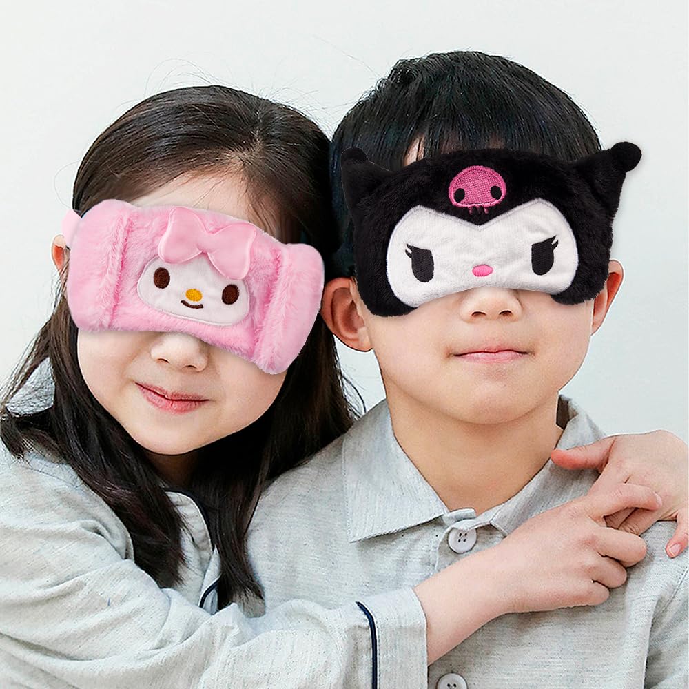 Set Di 6 Mascherine Per Dormire In Peluche Morbido, Oscuranti E Regolabili, Multicolore, Per Viaggi, Pigiama Party, Relax E Sonno Ristoratore, Per Donne, Bambine E Ragazze - 6