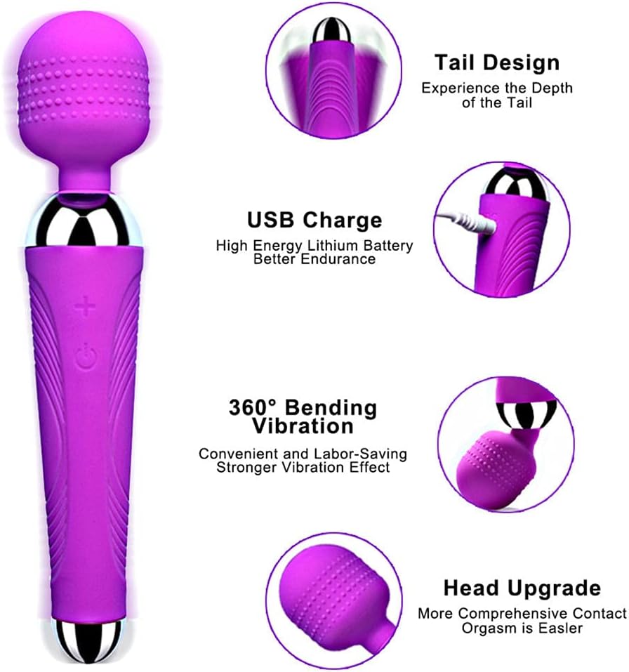 Dilos inalámbricos Vibrador AV Vibrador Magic Wand para ...