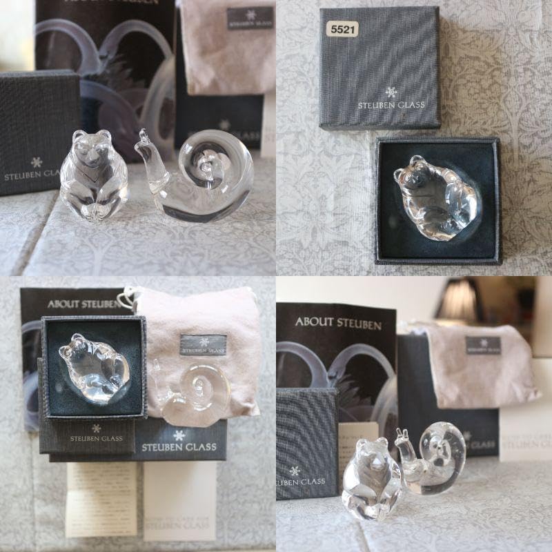 希少　STEUBEN GLASS スチューベングラス 熊 ベア 品 STEUBEN GLASS スチューベングラス 熊 ベア 希少 STEUBEN GLASS