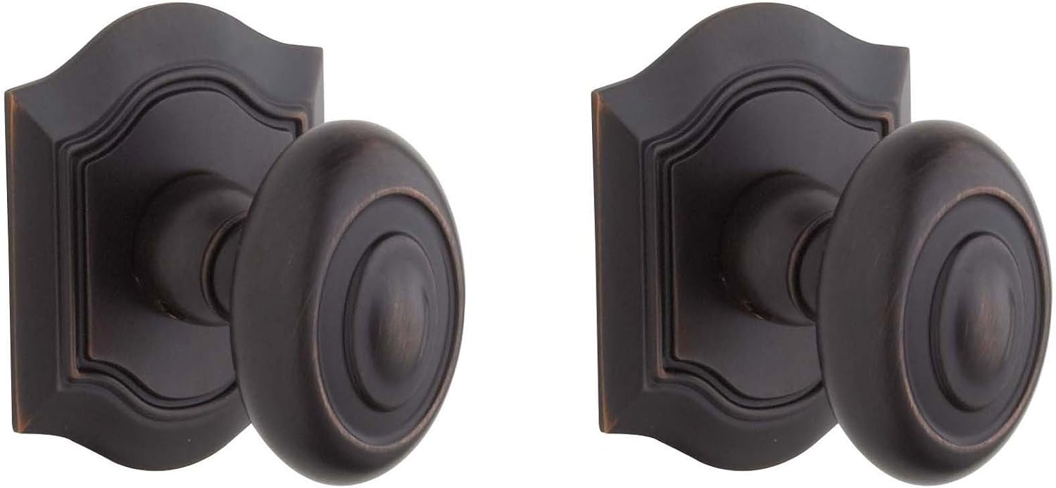 Baldwin 5237.112.FD Bethpage Knob Dummy Entry Set, Venetian Bronze