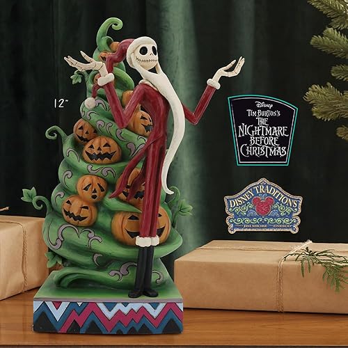Miniatura 2 de Enesco Disney Traditions by Jim Shore The Nightmare Before Christmas Jack Skellington - Figura de Papá Noel, 12 pulgadas, multicolor