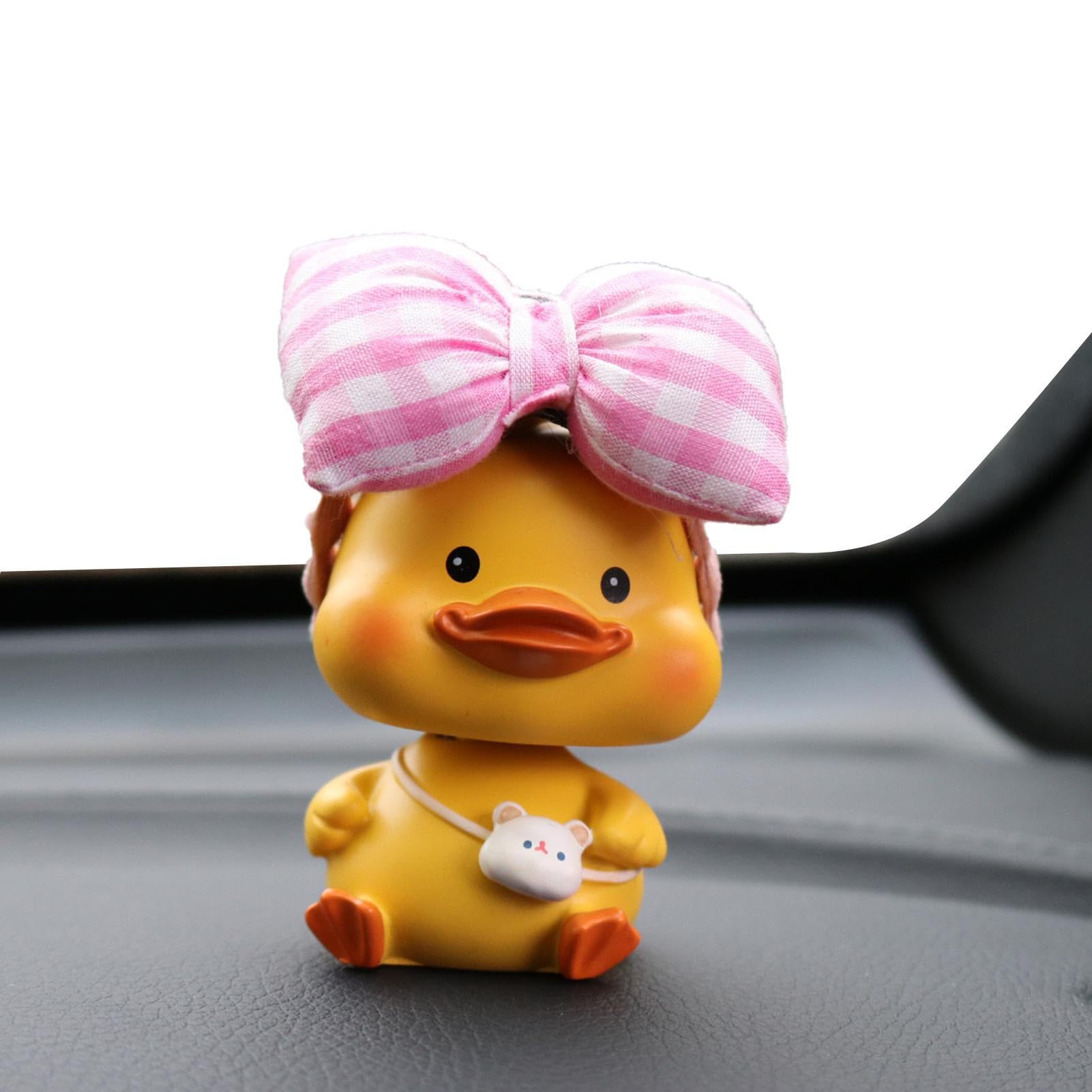 Dekoracja wewn?trznej deski rozdzielczej samochodu kaczki, kaczka kiwaj?ca g?ow? ornament desk? rozdzielcz?, przeno? deska rozdzielcza samochodu potrz?sanie g?ow? ozdoby zabawkowe Holdes