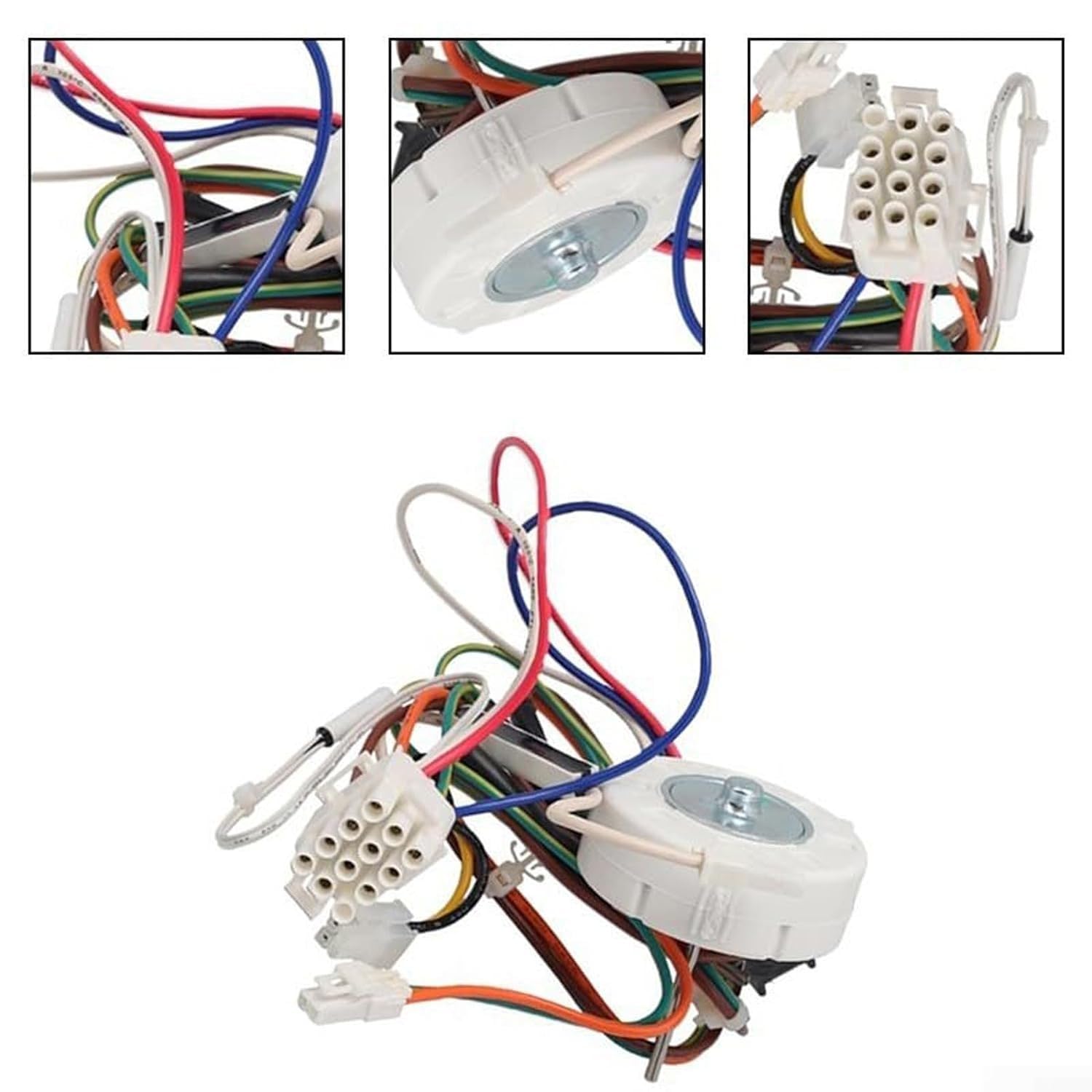 Motor de ventilador evaporador de plástico de metal 12 V unidad de refrigeración
