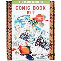 Kid Made Modern Craft Set Comic Book Kit - Kids Arts and Crafts Toys, Storytelling for Kids