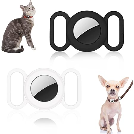 XSQD AirTag Halsband Für Hunde & Katzen - Wasserdichter Tracker Mit Edelstahl-Schutz