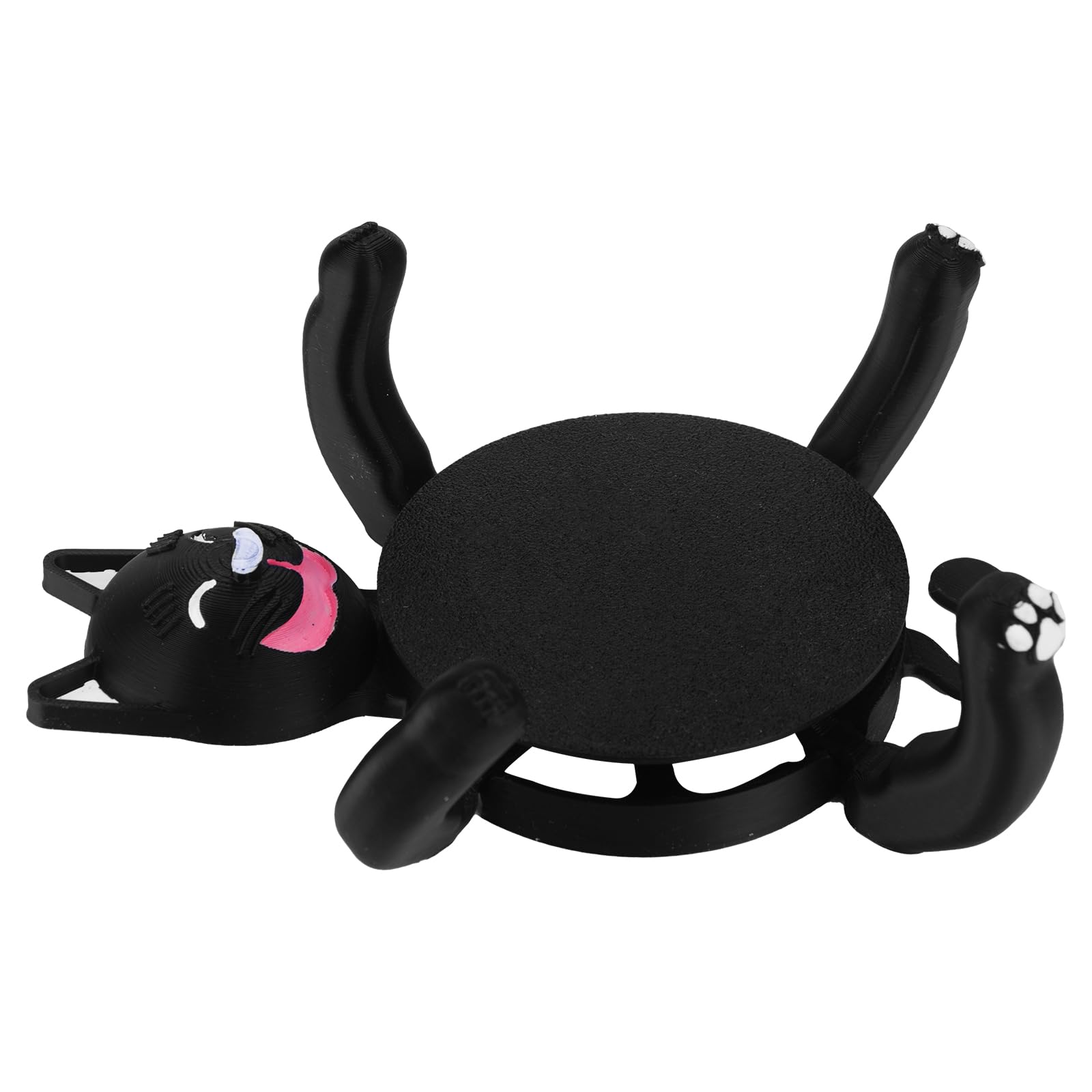 Black Coasters, 3D Print Cat Coasters Decorative Home Accessories