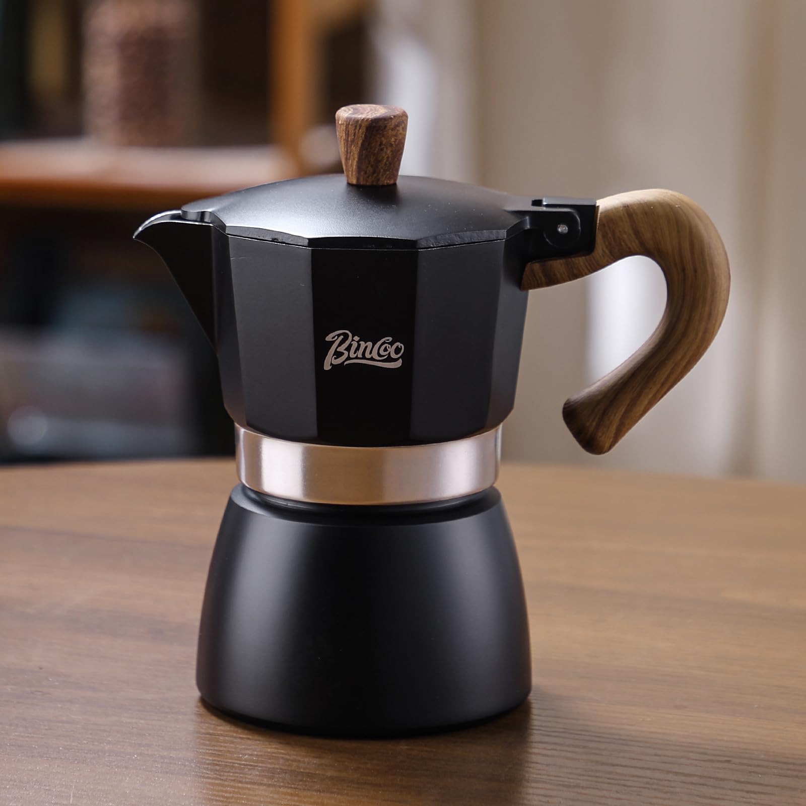 Amazon.com: Espresso Maker Stovetop,Camping Moka Pot 2 Cup/120ML,Stove Top  Espresso Italian Coffee Maker,Easy to Use (Black): Home & Kitchen